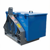 Traktor Heckbox / Forstkiste 120x60x60 cm in Blau RAL 5005 für Front- und Heckhydraulik Kat. I und II