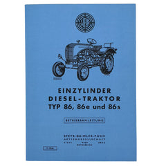 Steyr 86, 86e, 86s Betriebsanleitung