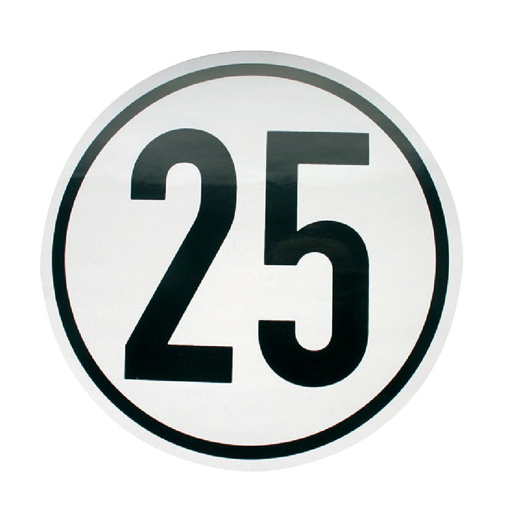 Beschränkungstafel 25 km/H