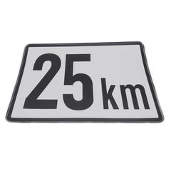 Beschränkungsfolie 25 km/H