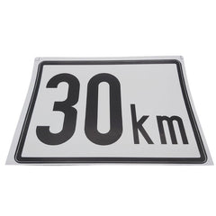 Beschränkungsfolie 30 km/H
