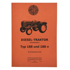 Steyr 188 e 188n, 2 cilindri, istruzioni per l'uso