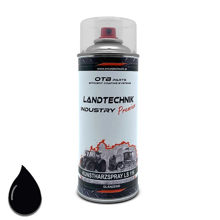Daewoo Schwarz RAL 9005 Spraydose 400ml – OTB Kunstharzlack für Daewoo Baumaschinen