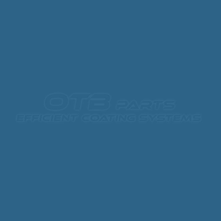 Demag Kräne Blau RAL 5009 Farbton – Lackmuster OTB Efficient Coating Systems