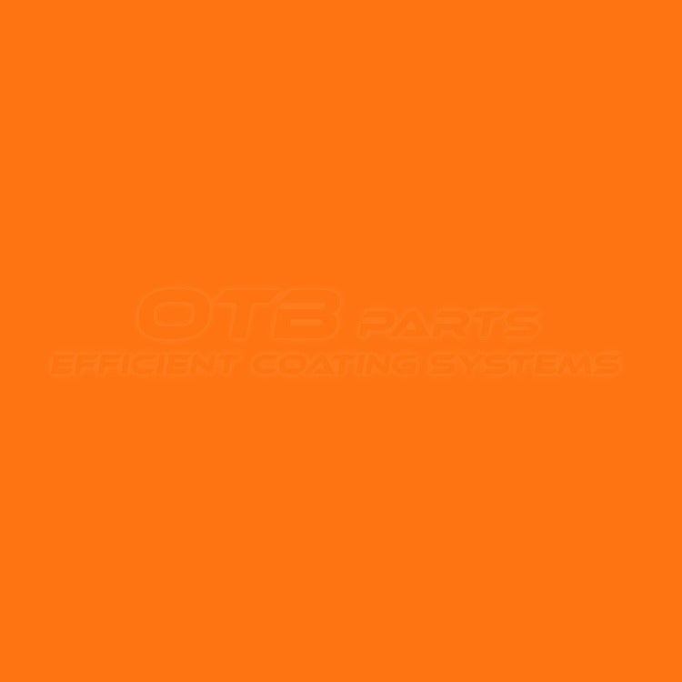 Hanomag Orange RAL 2003 Farbton – Lackmuster OTB Efficient Coating Systems