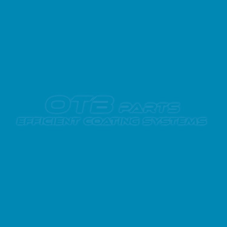 Isaria Blau RAL 5012 Farbton – Lackmuster OTB Efficient Coating Systems