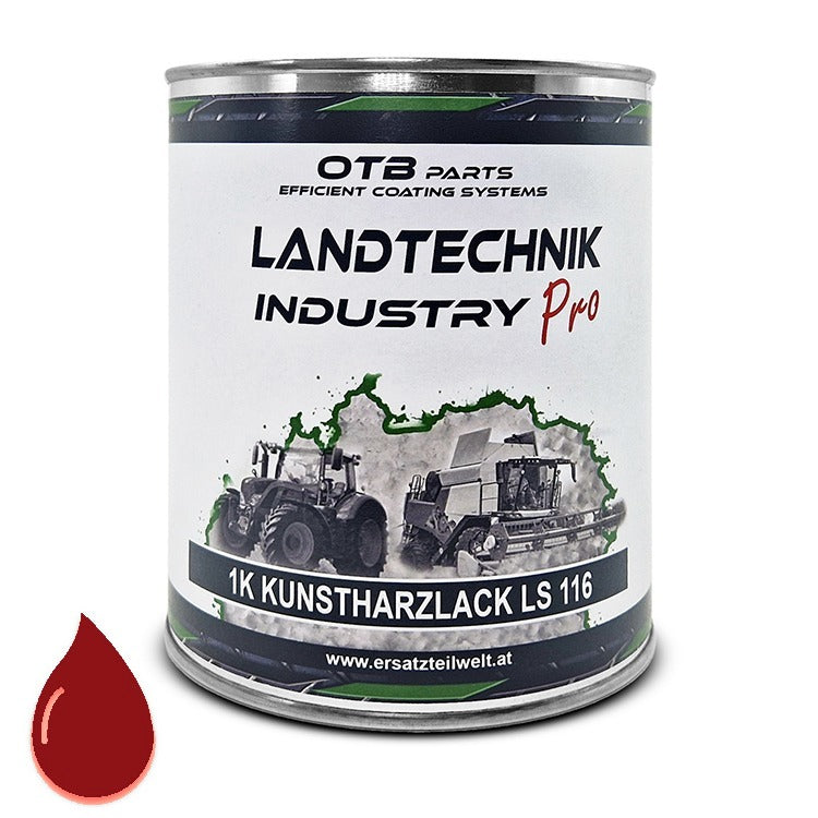 Ferguson Rot RAL 3002 Kunstharzlack 1kg – OTB Landtechnik Lack für Massey-Ferguson-Traktoren