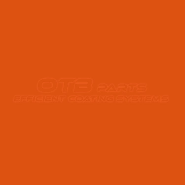 Fiat Orange RAL 2009 Farbton – Lackmuster OTB Efficient Coating Systems