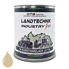 Güldner Elfenbein RAL 1014 Kunstharzlack 1kg – OTB Landtechnik Lack für Güldner-Oldtimer-Traktoren