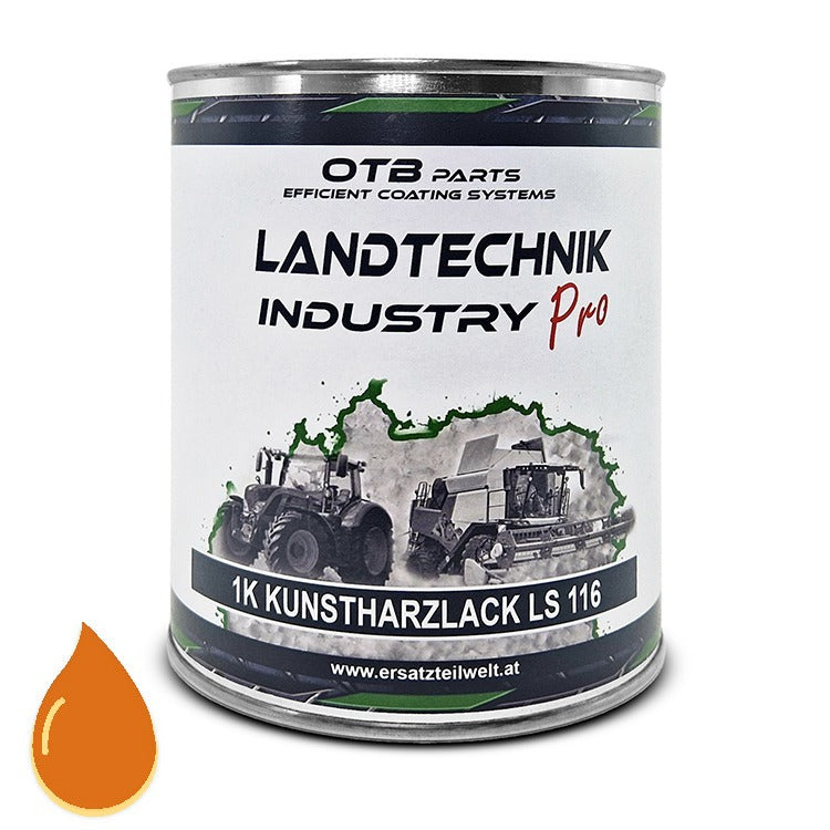 Meiler Orange RAL 2011 Kunstharzlack 1kg – OTB Landtechnik Lack für Meiler-Kipper und Anhänger