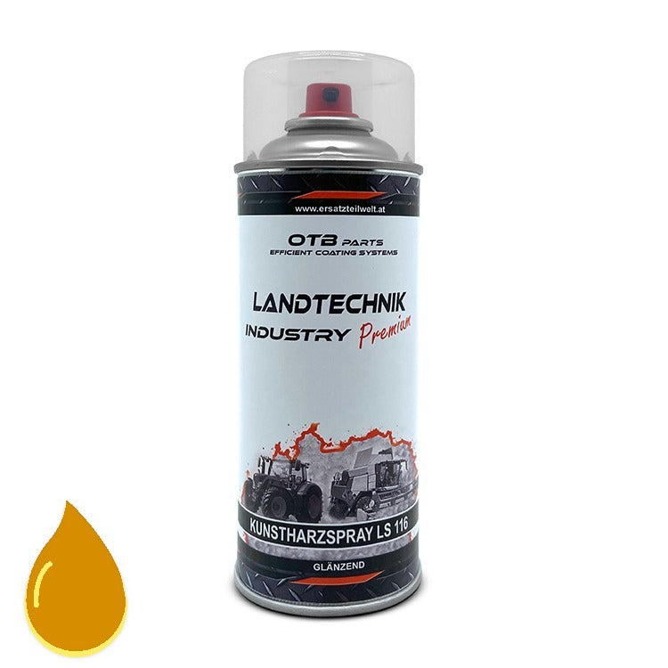 Pöttinger Gelb RAL 1007 Spraydose 400ml – OTB Kunstharzlack für Pöttinger-Landmaschinen