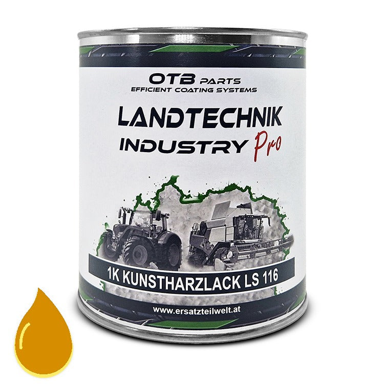 Pöttinger Gelb RAL 1007 Kunstharzlack 1kg – OTB Landtechnik Lack für Pöttinger-Landmaschinen