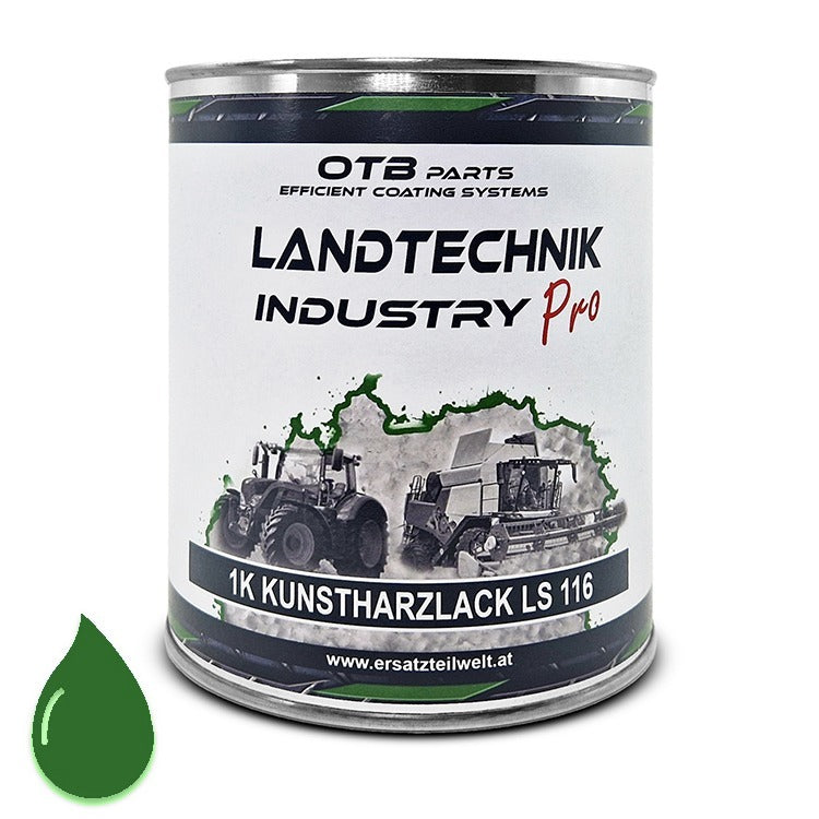 Allgaier Grün LM 6111 Kunstharzlack 1kg – OTB Landtechnik Lack für Allgaier-Oldtimer-Traktoren