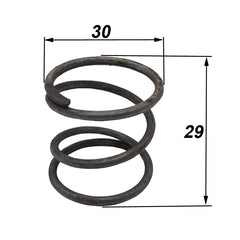 T80-T180 retaining spring for diesel filter