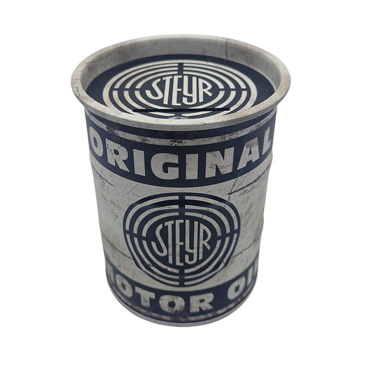 Steyr money box in oil barrel design