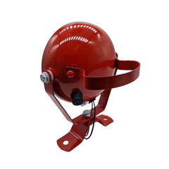 Arbeitsscheinwerfer Rot rund Ø 160 mm mit Schalter – Metallgehäuse