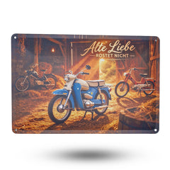 Blechschild - Puch DS50 Motorräder