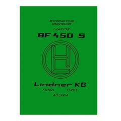 Lindner BF 450S, 450SN, 450SA, istruzioni per l'uso e catalogo ricambi