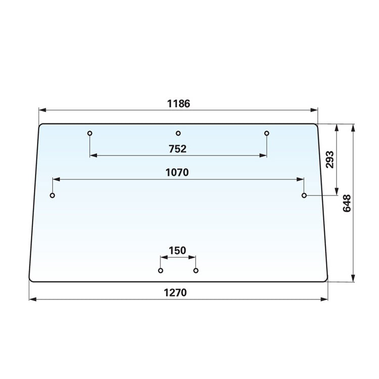 Front- und Heckscheibe klar – passend zu Fritzmeier 520730 Modulkabine
