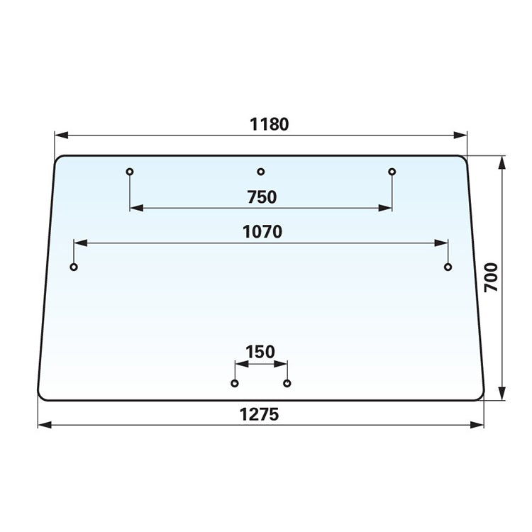 Frontscheibe klar zu Fritzmeier 520786