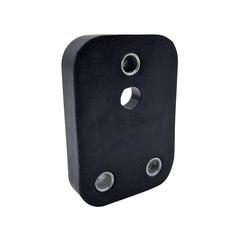 Gummihalter für Leuchte mit Metallhülsen 63 x 43 mm