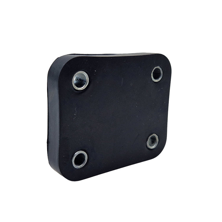 Gummihalter für Leuchte mit Metallhülsen 65 x 55 mm