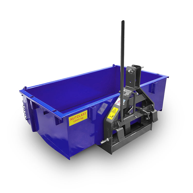 Fritz Kippmulde M80-Blau  120x80x40 cm RAL5005