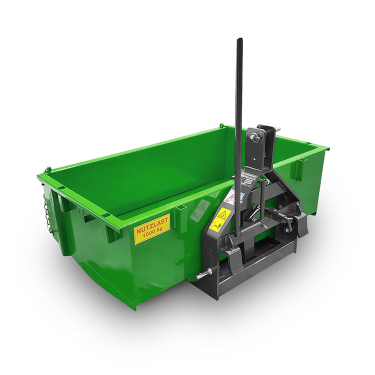 Fritz Kippmulde M80-Grün 120x80x40 cm RAL6001