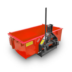 Fritz Kippmulde M80-Rot  120x80x40 cm RAL3000