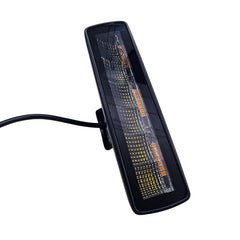 LED Arbeitsscheinwerfer mit Warnlicht 22 Watt 2880 Lumen von der Seite 