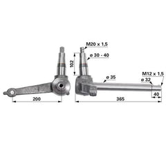 Plus 50-548 steering knuckle