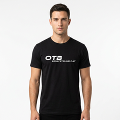 OTB Herren T-Shirt Schwarz mit Logo - Größe XL