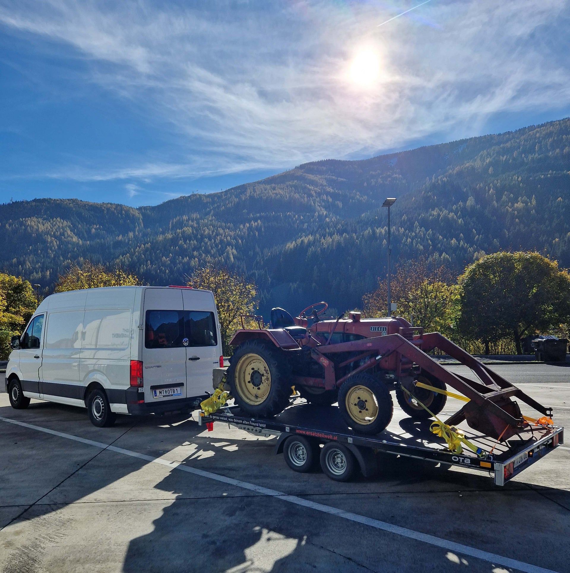 Oldtimer Traktor Transporte mit TB Landtechnik Handel, Lieferung deines Traktors
