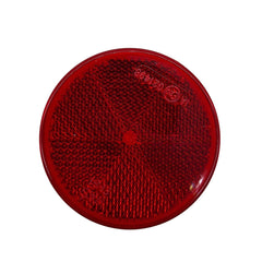 Rückstrahler Rot Ø60mm geklebt