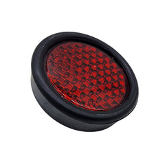Rückstrahler Rot mit Gummi Ø65mm