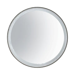 Round mirror 130mm black