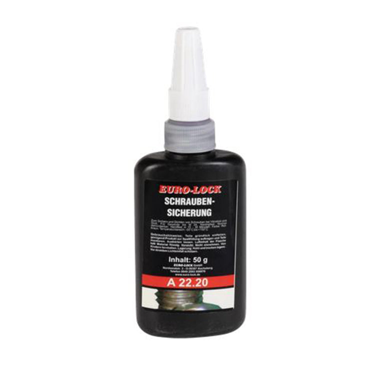 Euro-Lock Schraubensicherung A 22.20 niedrigfest lila – anaerober Klebstoff 50 ml Dosierflasche