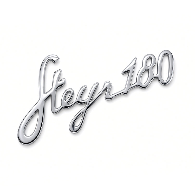 Steyr 180 Schriftzug für Steyr T180 – verchromt