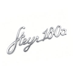 Steyr 180a Schriftzug für Kühlergrill – Premium, Messing verchromt