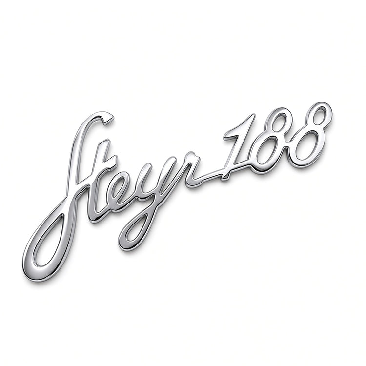 Steyr 188 Schriftzug für Steyr T188 – verchromt