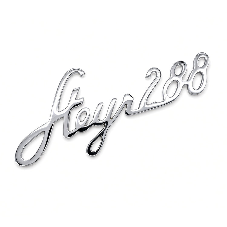 Steyr 288 Schriftzug für Steyr T288 – verchromt
