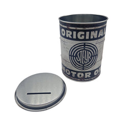 Steyr money box in oil barrel design