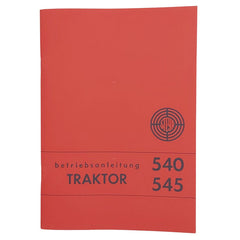 Steyr 540/a/h and 545, three-cylinder operating instructions