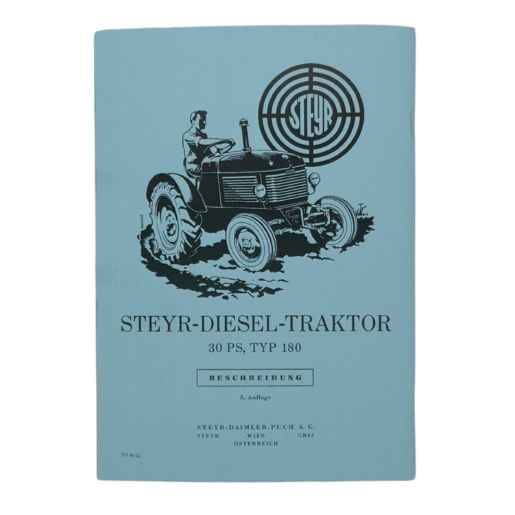 STEYR 180 2-cylinder 30 HP operating instructions