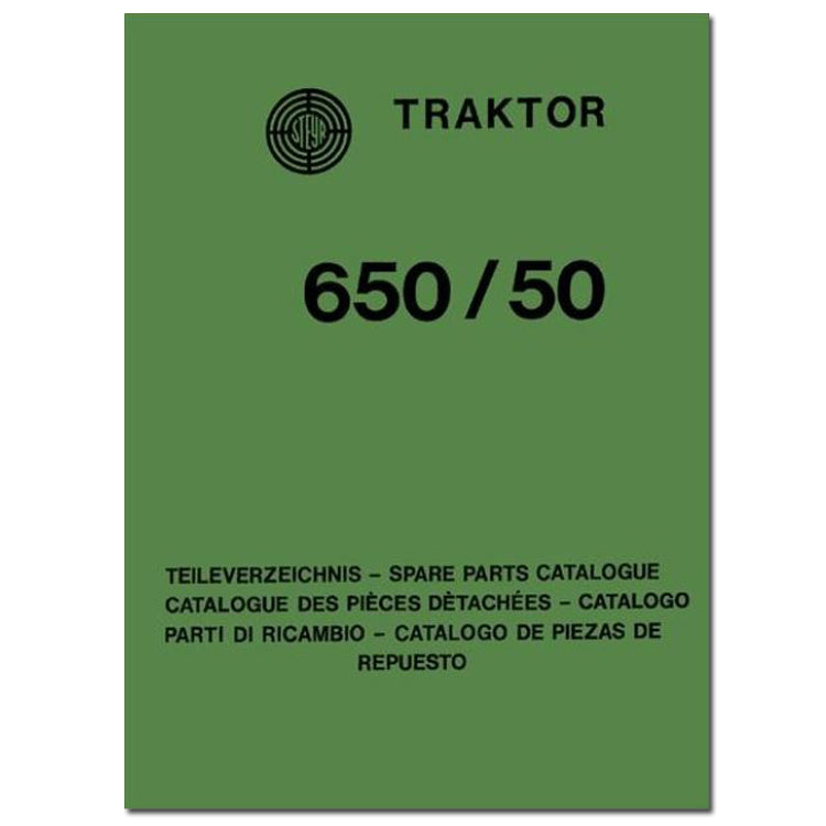 50 und 650 Plus Traktor Ersatzteilkatalog