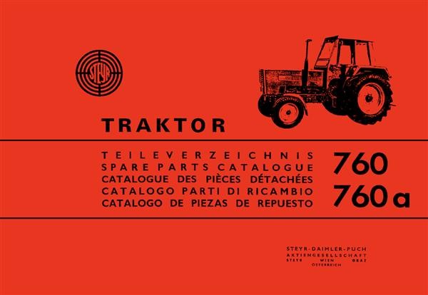 Catalogo ricambi trattori 760 e 760a