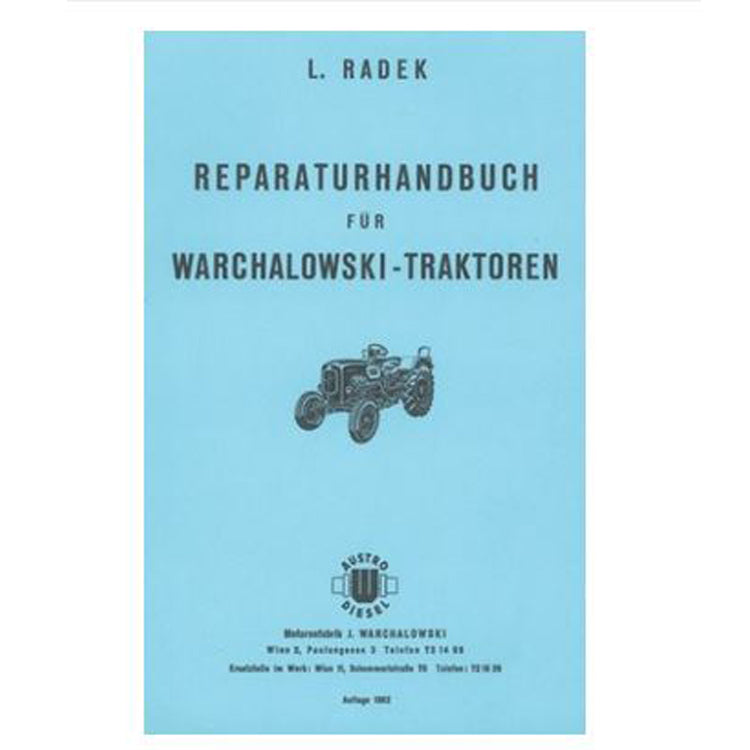 Manuale di riparazione trattore Warchalowski WT 14, 20, 33, 40, 44, 50