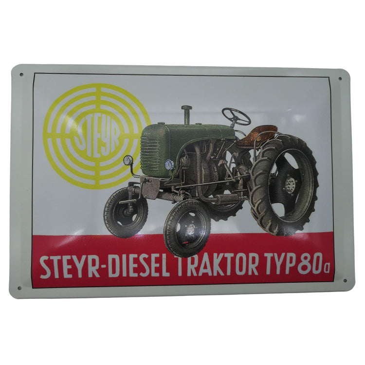 Blechschild - Steyr 80a