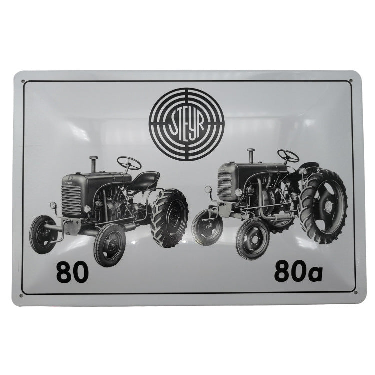 Blechschild - Steyr 80/80a